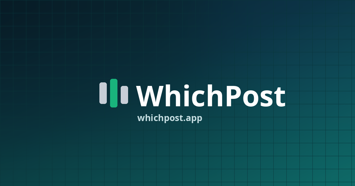 WhichPost screenshot 1